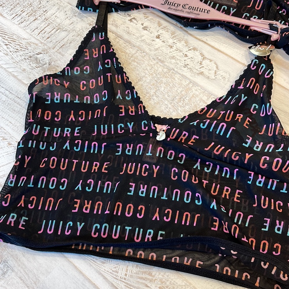 Juicy Couture Mesh Cami & Shorts Set LARGE